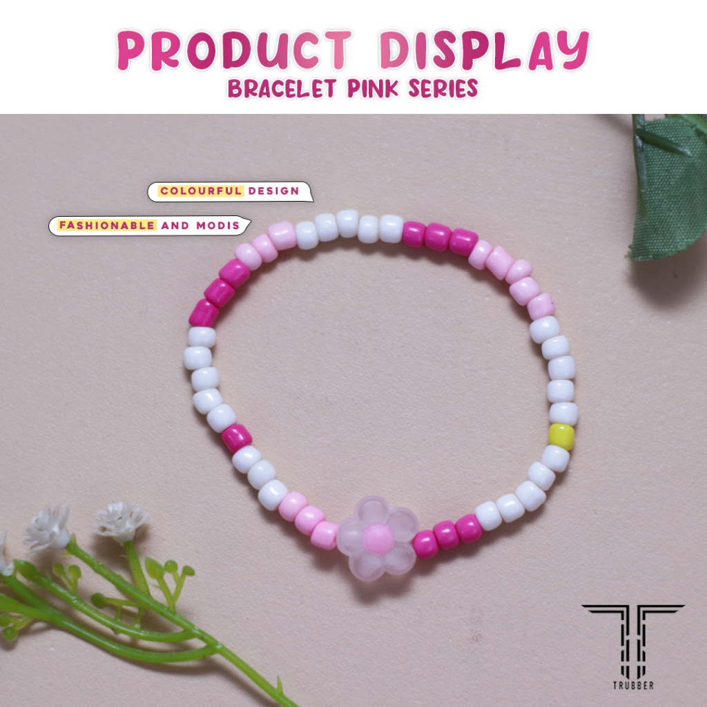 

ID SET CINCIN GELANG MANIK MANIK KOREA BLACK PINK SERIES FULL COLOUR BEADS BRACELET ELASTIS LUCU