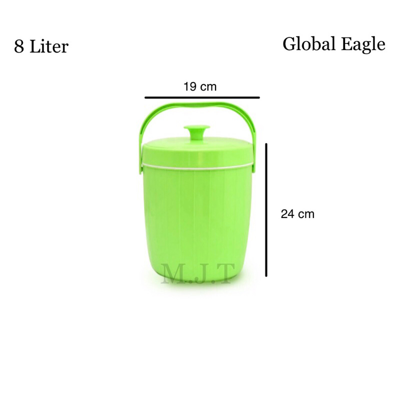 Termos Nasi Rice Bucket 8 Liter Global Eagle Termos Es Batu Tahan Lama