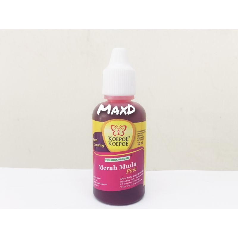 

Koepoe Koepoe Pewarna Makanan Warna Merah Muda / Pink 30ml 1Pcs