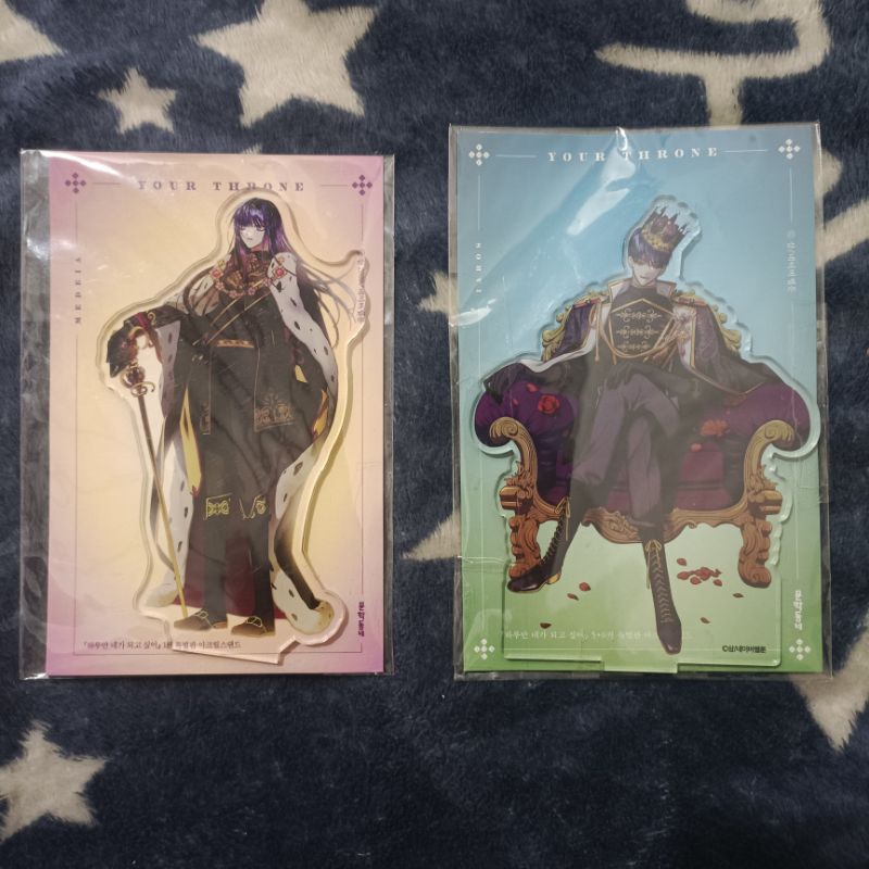 Standee and Postcard Official Your Throne / I Wanna Be U vol 1,2,3,4,5,6