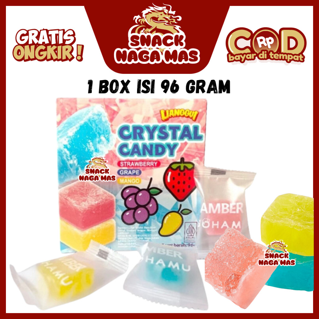 

PERMEN LIANGGUI CRYSTAL CANDY [1 BOX ISI +-12 PCS/ 96 GRAM]