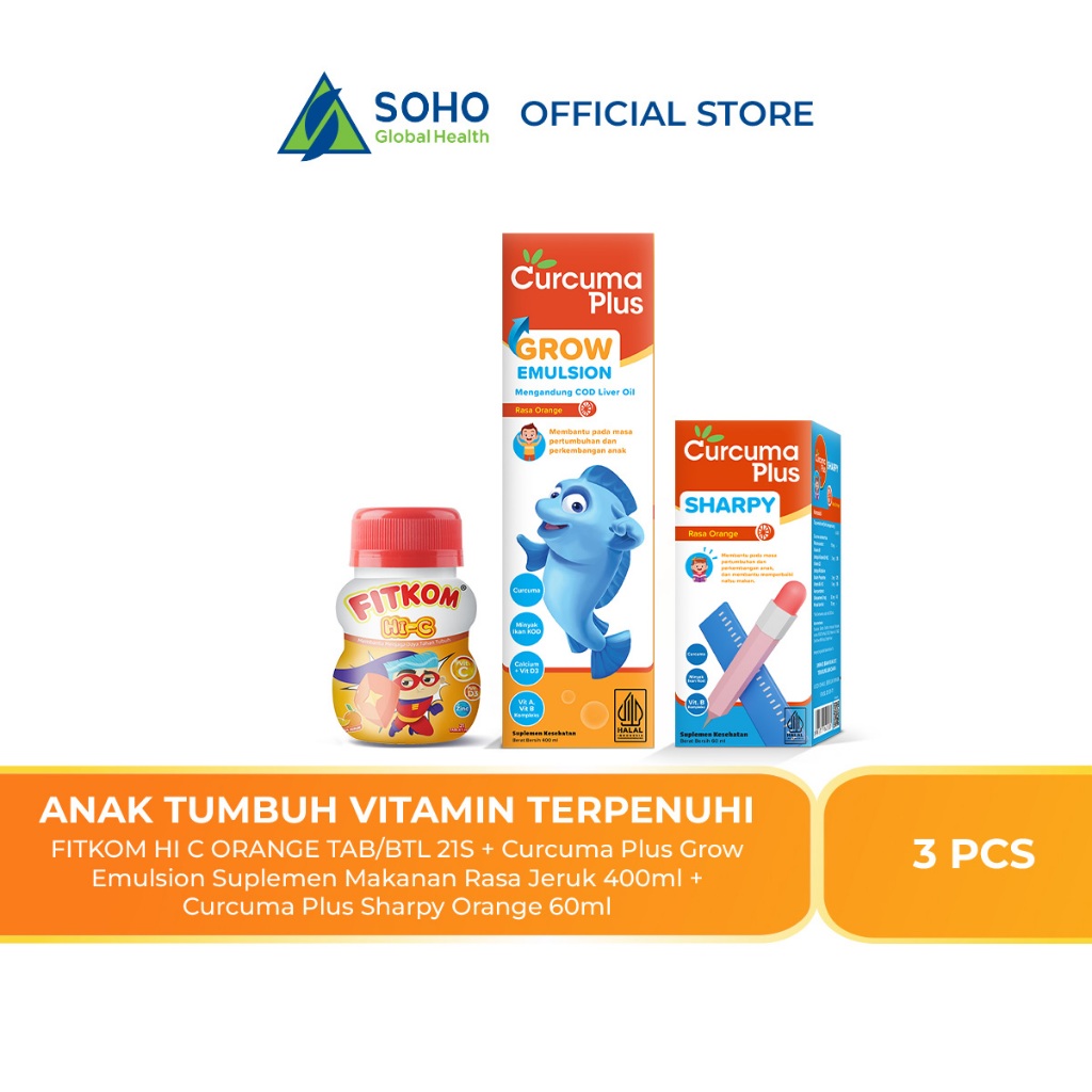Paket Curcuma Fitkom Anak Tumbuh Vitamin Terpenuhi 2