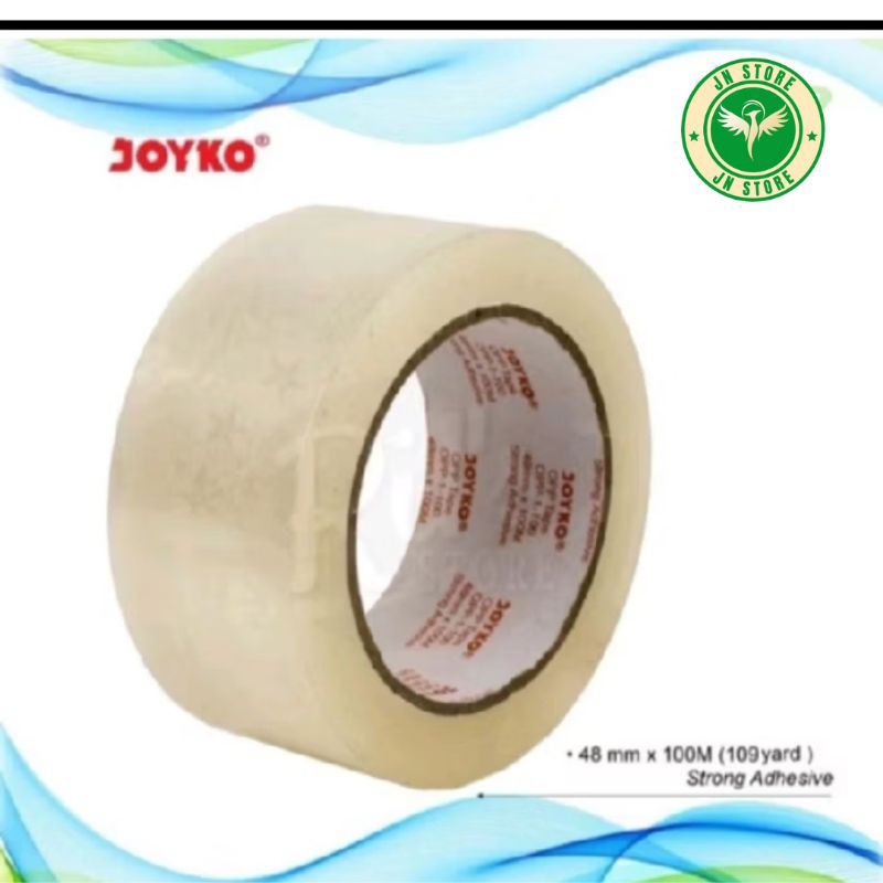 

Lakban Bening Joyko 48 mm x 100 M ( 109 yard ) / Opp Tape Bening / OPP Seal