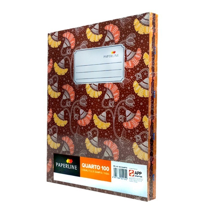 

BUKU HARDCOVER QUARTO ISI 100 / BUKU KUARTO / BUKU KWARTO 100 LEMBAR PAPERLINE