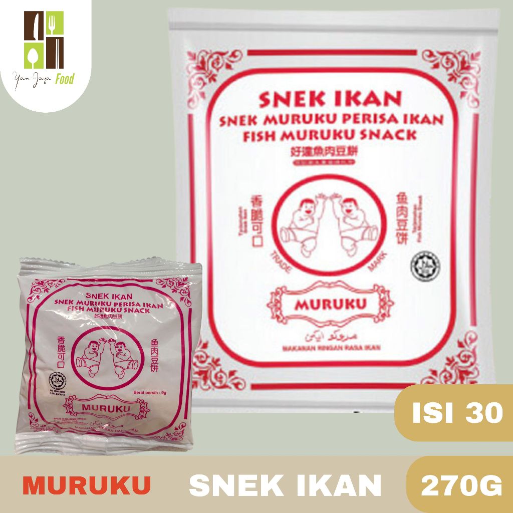 

Maruku Snek Ikan / Perisa Ikan / Muruku Fish Snack / Ota Maruku / Snack Malaysia 1 Pack / isi 30 PCS