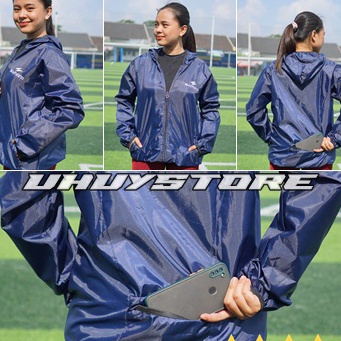 KI3 JAKET OLAHRAGA WANITA PRIA PARASUT ALA KOREA