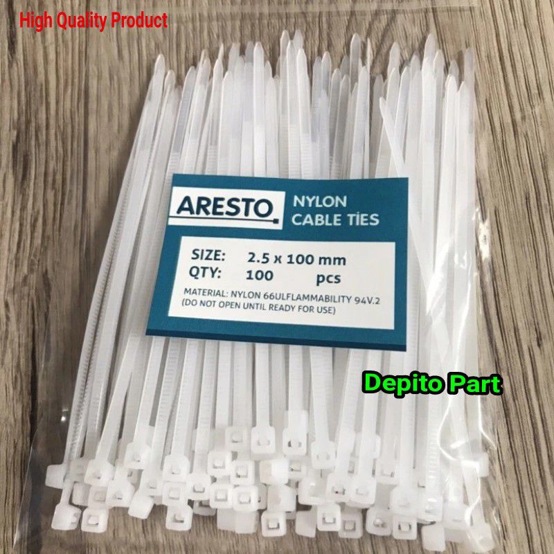 

Kabel Tie Aresto 2,5x100mm High Quality Isi 100pcs