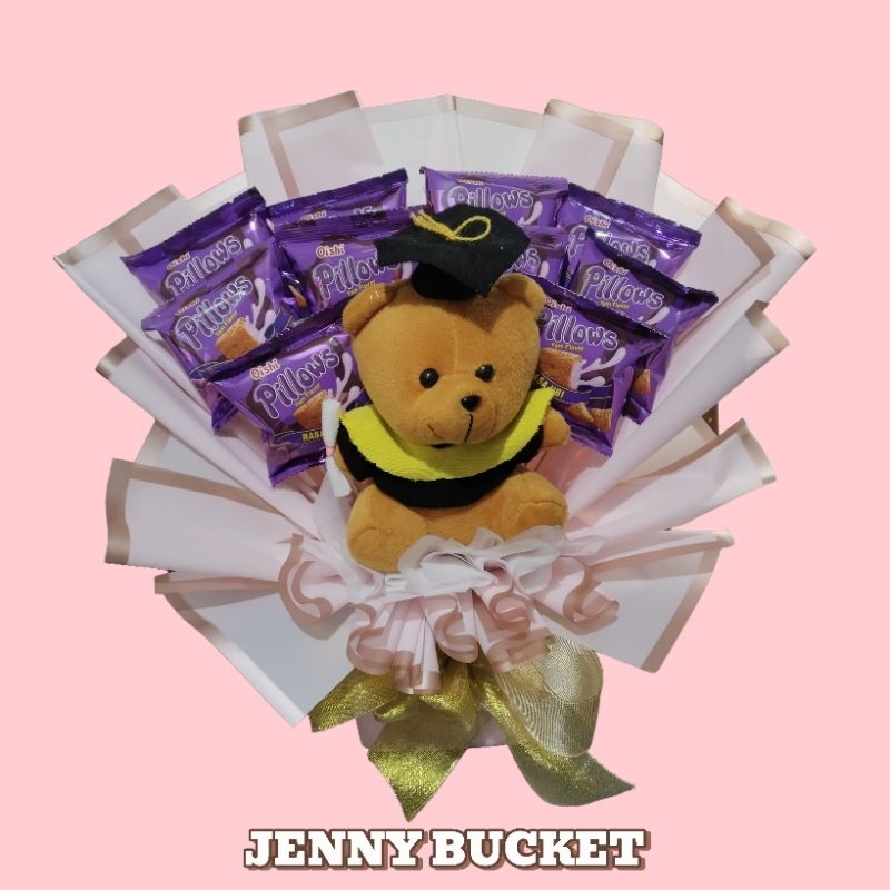 Bucket Snack Pillow Ungu Bucket Boneka