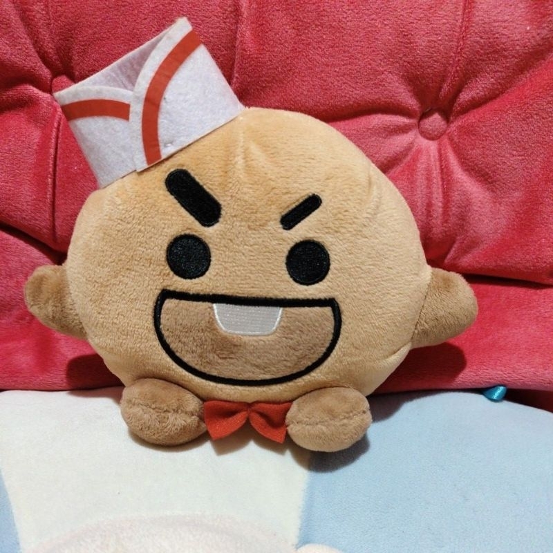 boneka shooky topi BT21 ori