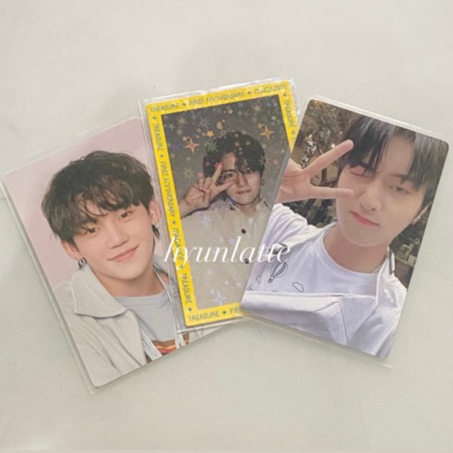 Treasure photocard haruto hyunsuk md pop up yoshi 1st anniversary magazine