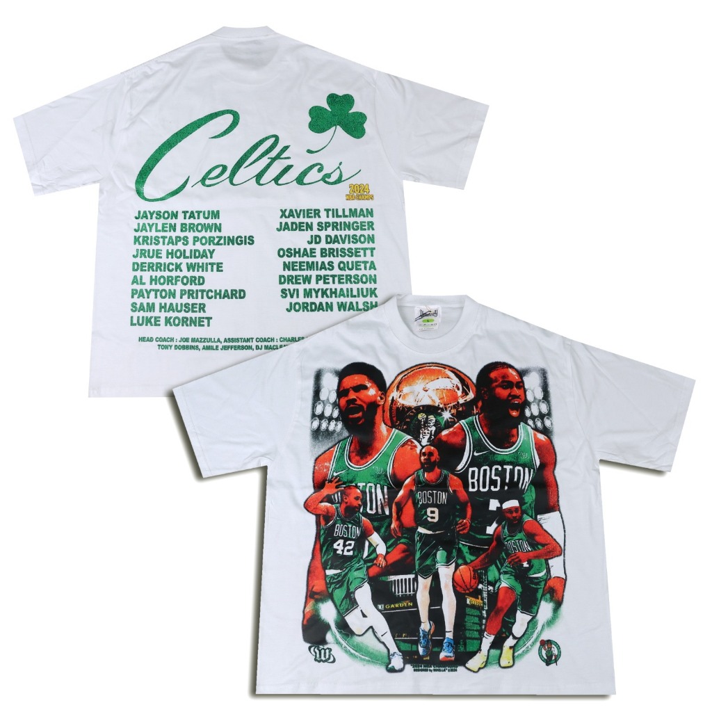 VONSEEY CELTICS CHAMPION BASKETBALL SPORT KAOS OVERSIZE