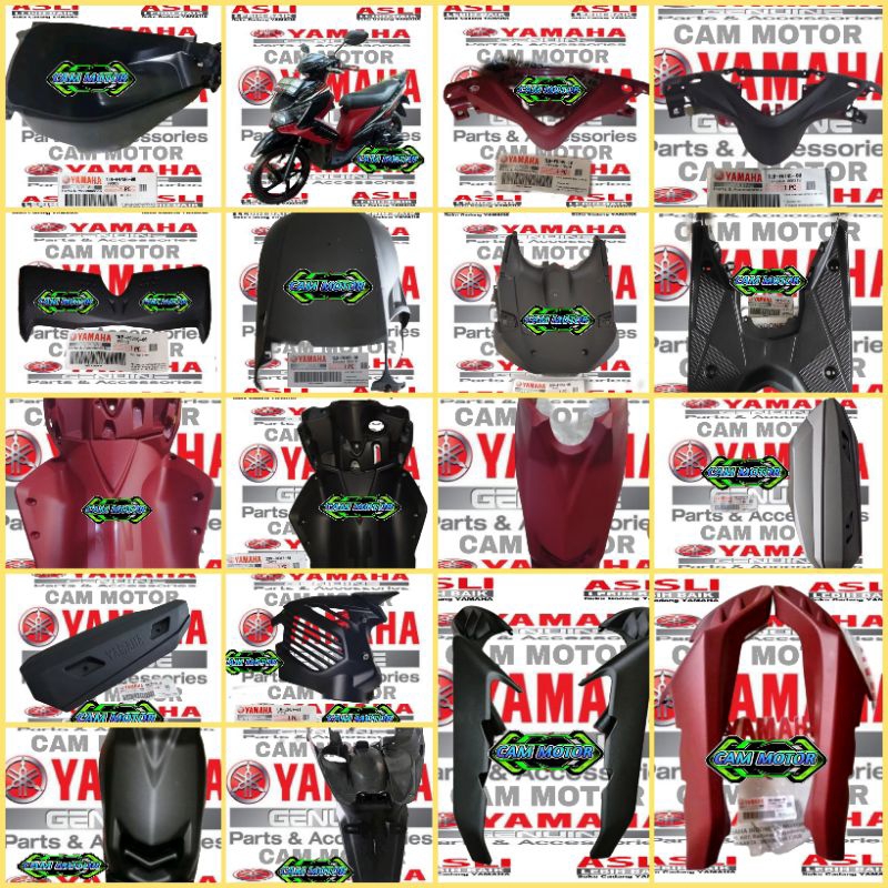 PIJAKAN KAKI COVER BODY BODY KASAR XEON GT125 ORIGINAL YAMAHA 100%