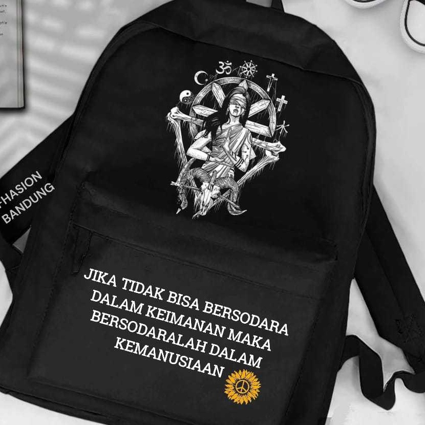 Hemat TAS RANSEL COSTUM PRIA WANITA TAS SEKOLAH PLURALISME TAS LAPTOP