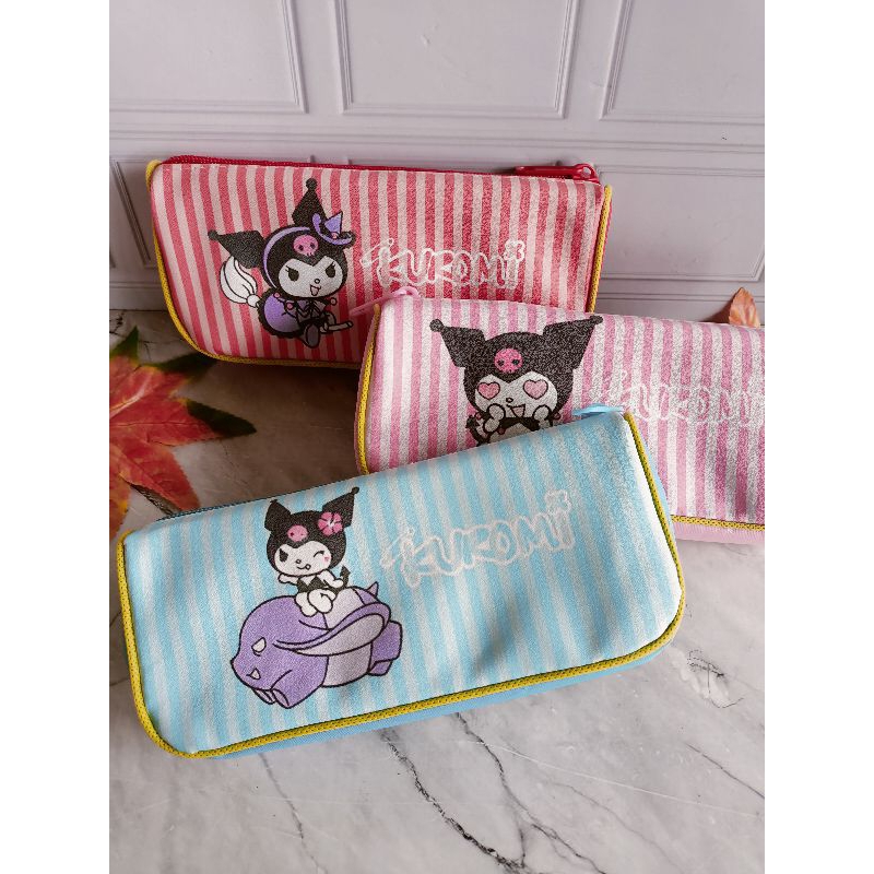 

Tepak selang prau || Tempat pensil resleting bahan kain kanvas lucu murah