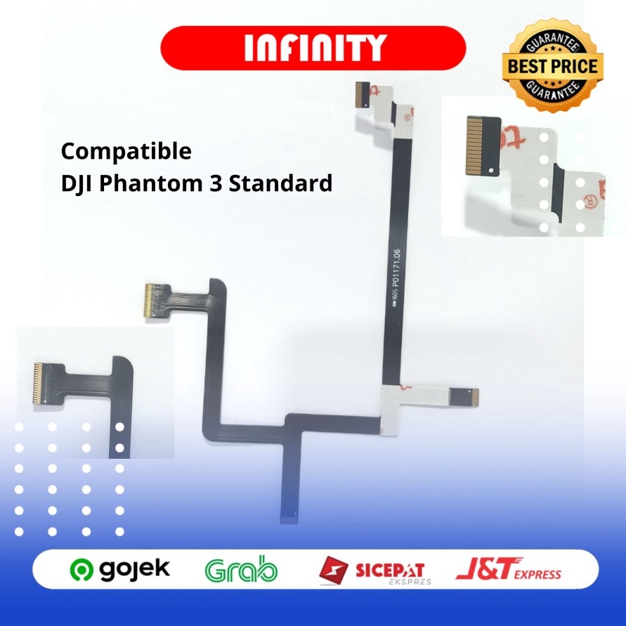 KUALITAS TERBAIK Flex Ribbon Cable Replace For DJI Phantom 3S 3 Standard Drone