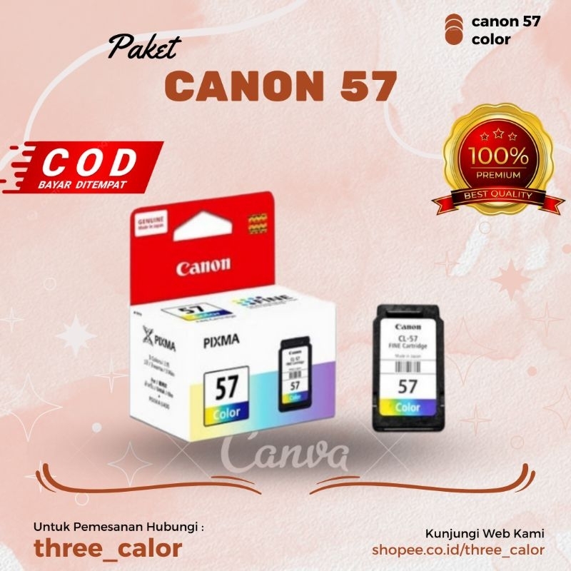 cartridge Canon CL 57,{CALOR} FORR PRINTER E3170, E3177, E410