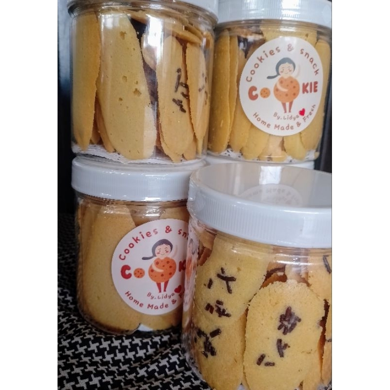 

lidah kucing topping meses/homemade/halal/215gr