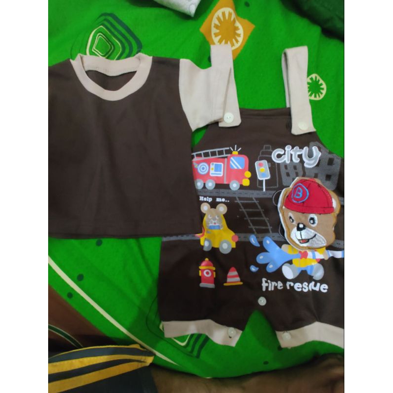 baju bayi laki laki 0-6 bulan