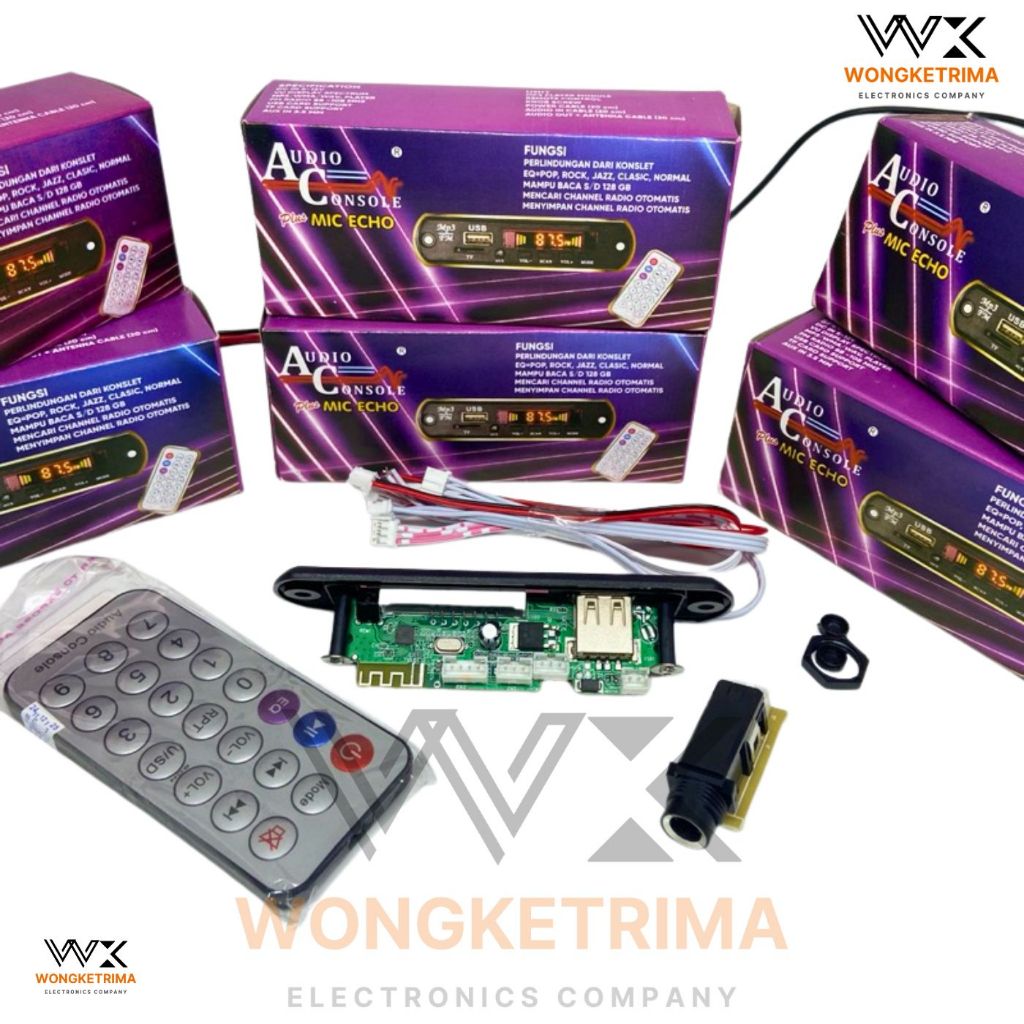 MODUL MP3 BLUETOOTH BISA KARAOKE 12V