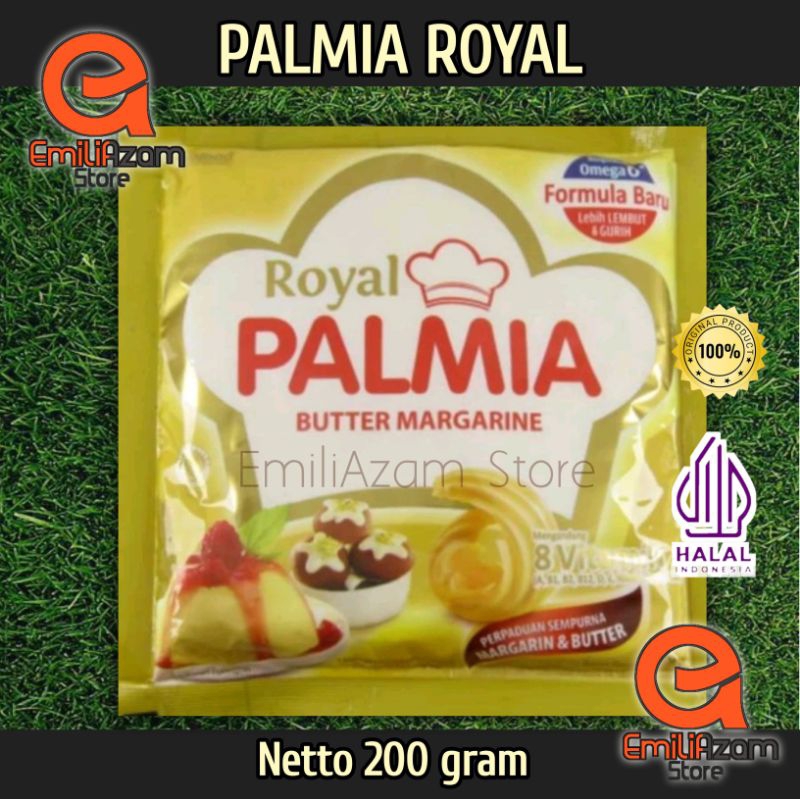 

Palmia Royal 200 g / Royal Palmia Butter margarin sachet