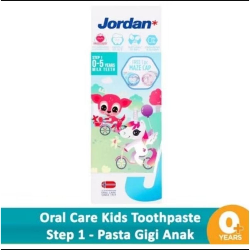 jordan Pasta gigi Step 1 (0-5)tahun
