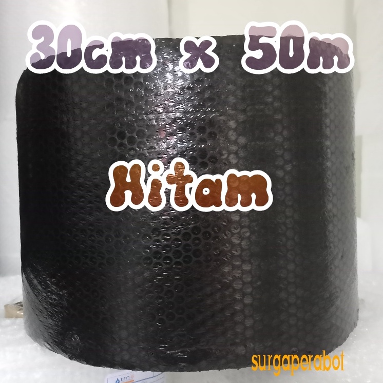 

Restock Bubble wrap Hitam 3cm x 5m Bable MurahTebal plastik buble warp roll