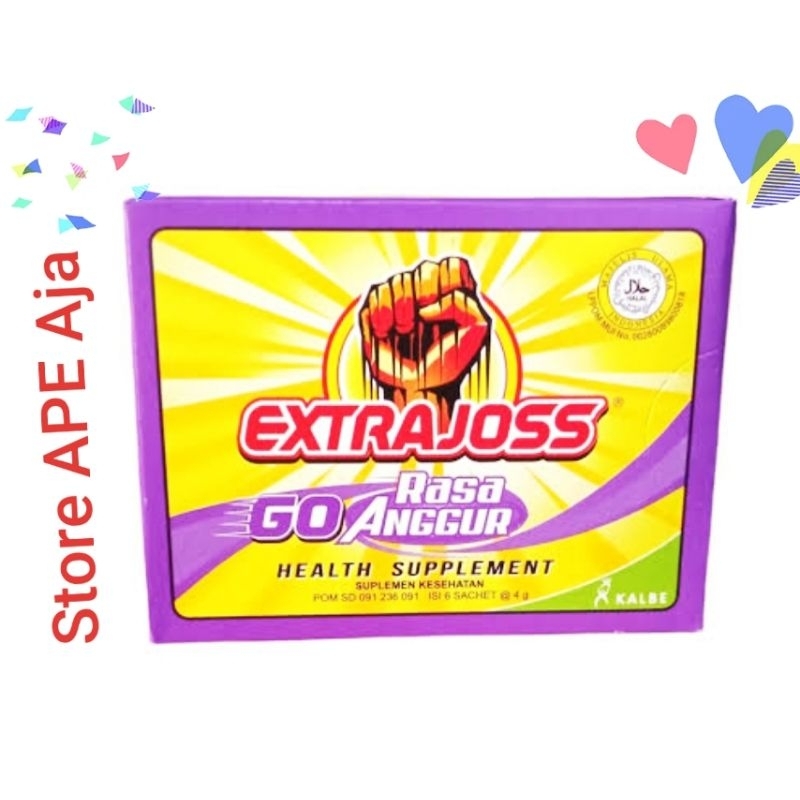 

EXTRA JOSS GO RASA ANGGUR ( 4gr X 6 Sachet )