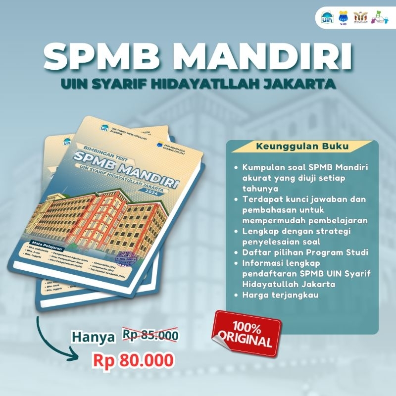 

READY STOCK! BIMBINGAN MASUK UIN SPMB UIN JAKARTA