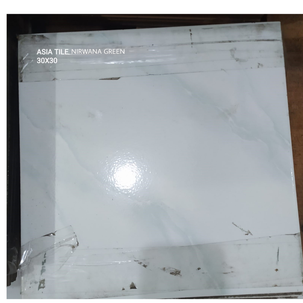 NIRWANA GREEN UK.30X30 GLOSSY LANTAI KERAMIK DINDING ASIA TILE