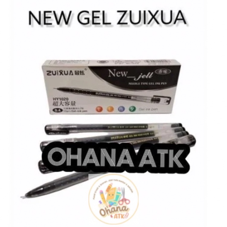 

Makin laris 1 PACK PROMO PULPEN GEL ZUIXUA NEW JELL ISI 12pcsPULPEN GEL NEW JELL 4mm