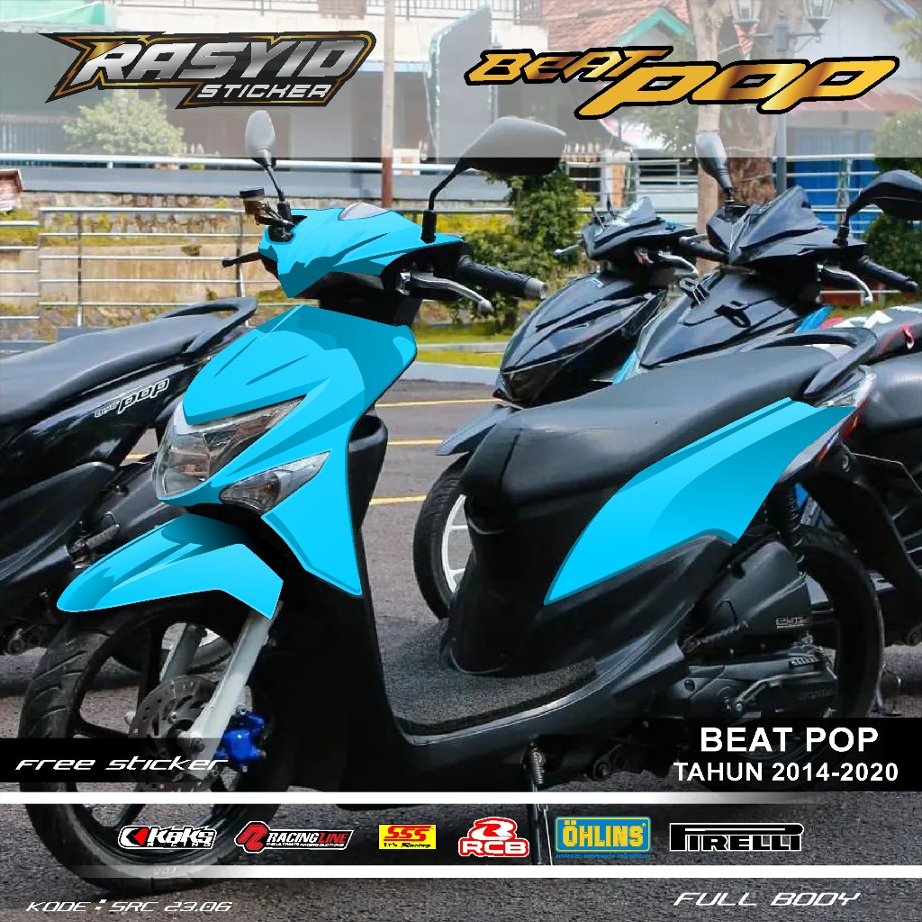 COD Sticker Decal Full Body Honda Beat POP 2014 2015 2016 2017 2018 2019 2020 Sticker Full Body Beat