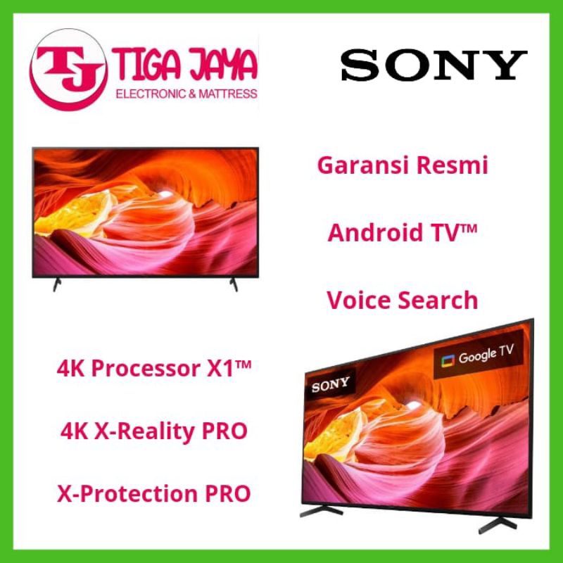 SONY KD-65X75K LED TV 65 INCH 4K HDR GOOGLE TV SONY KD 65X75K KD65X75K