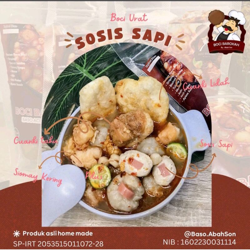 

Baso Aci isian Sosis | Baso Aci uenakk mantull