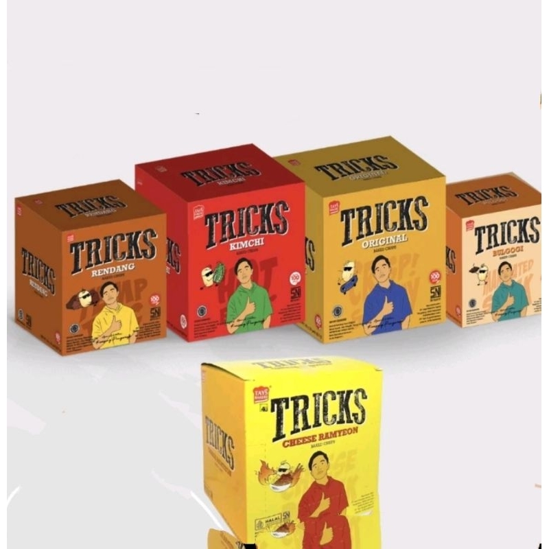 

Trick baked crisp potato Snack 1 pak BESAR (10 x15 gram)