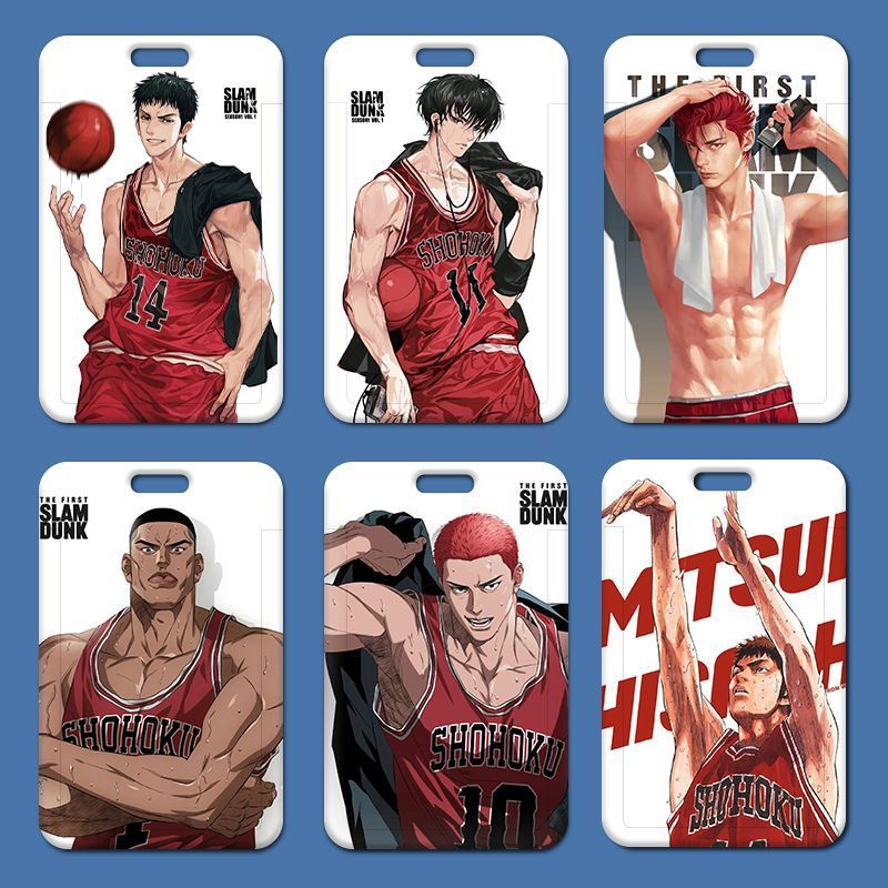 

ID Card Holder Motif Slam Dunk/ Photocard Holder / Tali Gantung /Name Tag /Hanamichi