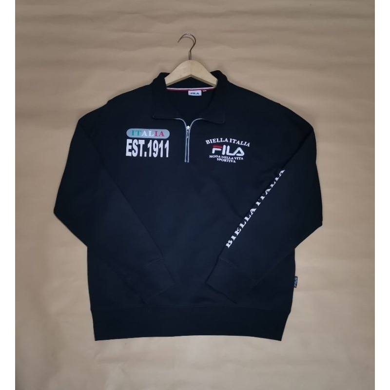 CREWNECK FILA ORI / HALFZIP FILA / HOODIE SECONDBRAND / JAKET BEKAS