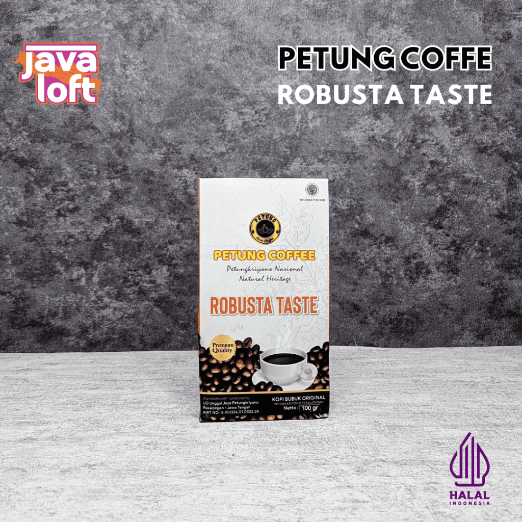 

Robusta Taste Petung Coffe Minuman Kopi Robusta Premium Khas Pekalongan