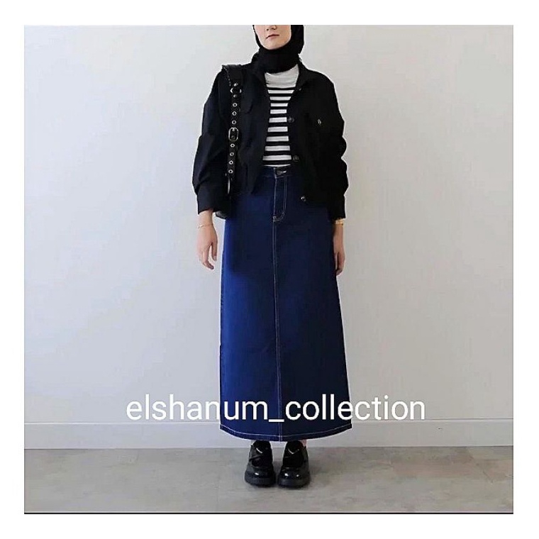 KODE A68E Rok Theana Jeans Skirt Jumbo BB 6685kg