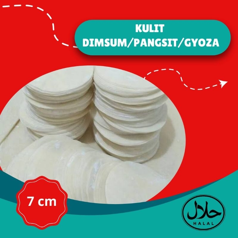 

Kulit Dimsum/pangsit/gyoja 7 cm isi 100 pcs