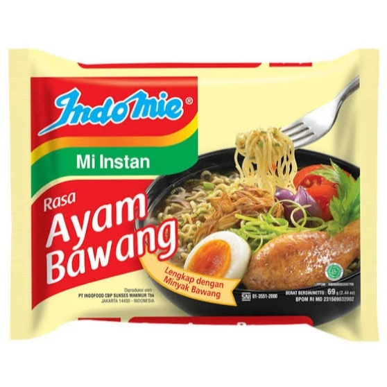 

INDOMIE Kuah Rebus Mie Instant / Mi Instan INDOMIE Ayam Bawang 69 gr TERSEDIA HARGA GROSIR