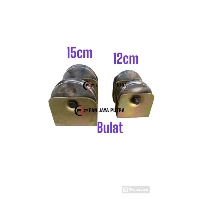 RODA AS 12CM dan 15CM | RODA BESI SUPER  12CM DAN 15CM BEHEL | RODA PAGAR BESI SUPER