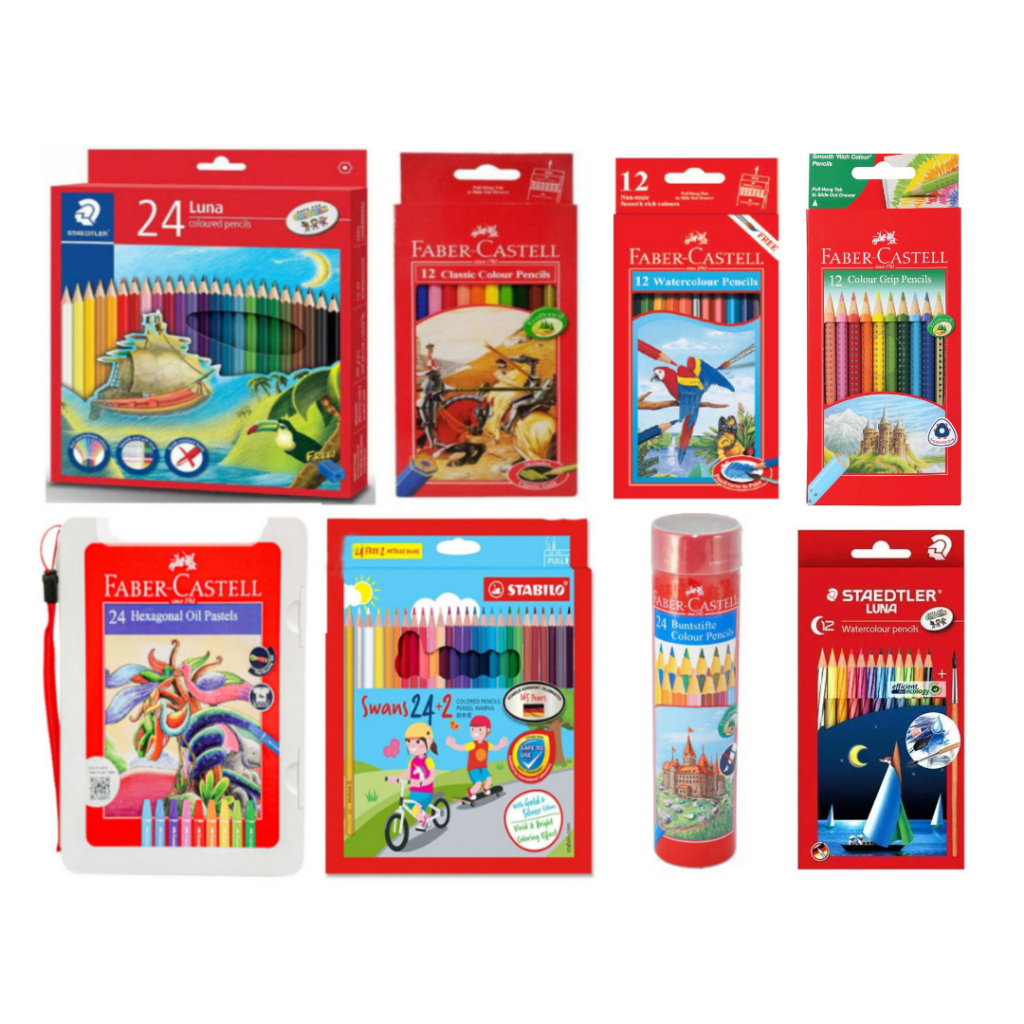 

mg Pensil Warna Staedtler Luna / Faber Castell / Stabilo