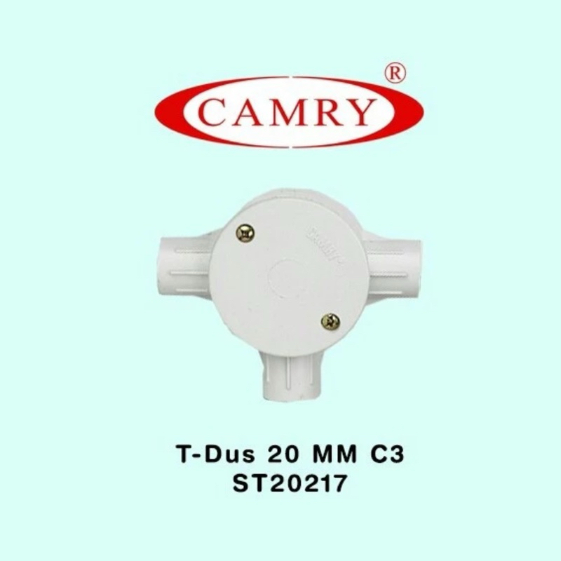 t dus 3 cabang / t dus cabang 3 tebal putih