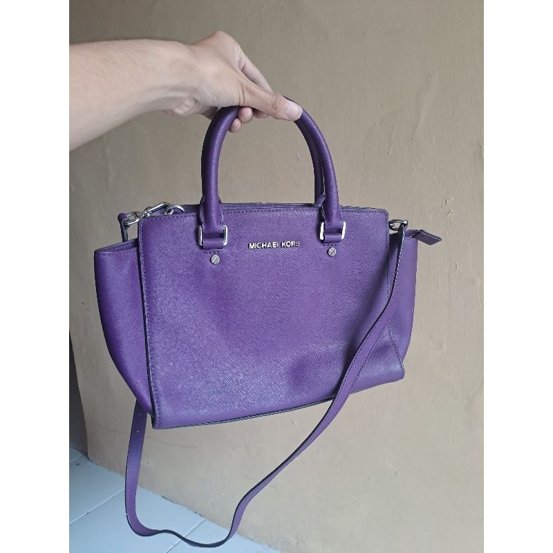 Tas Wanita MK ungu - preloved