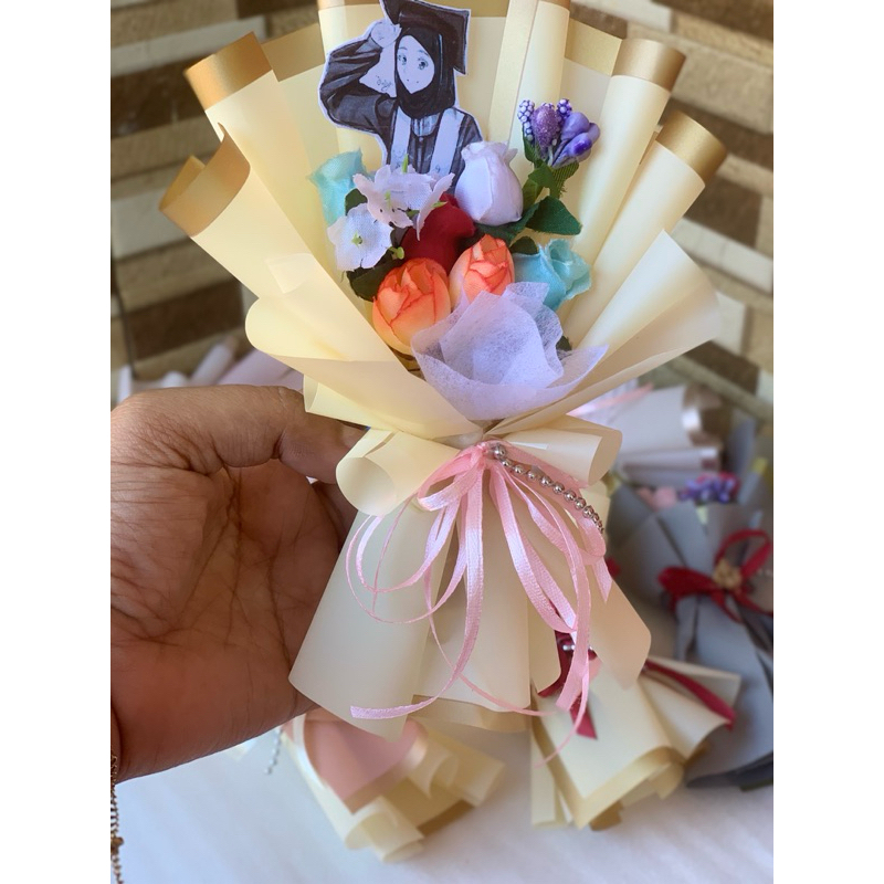 Buket Super mini sovenir pernikahan/ hadiah wisuda/ hadiah ulang tahun/ hadiah nikahan/ hadiah buat 