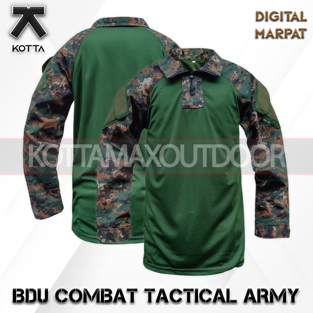 BAJU KAOS BDU TACTICAL COMBAT OUTDOOR LORENG DIGITAL MARPAT ARMY PRIA WANITA UNISEX