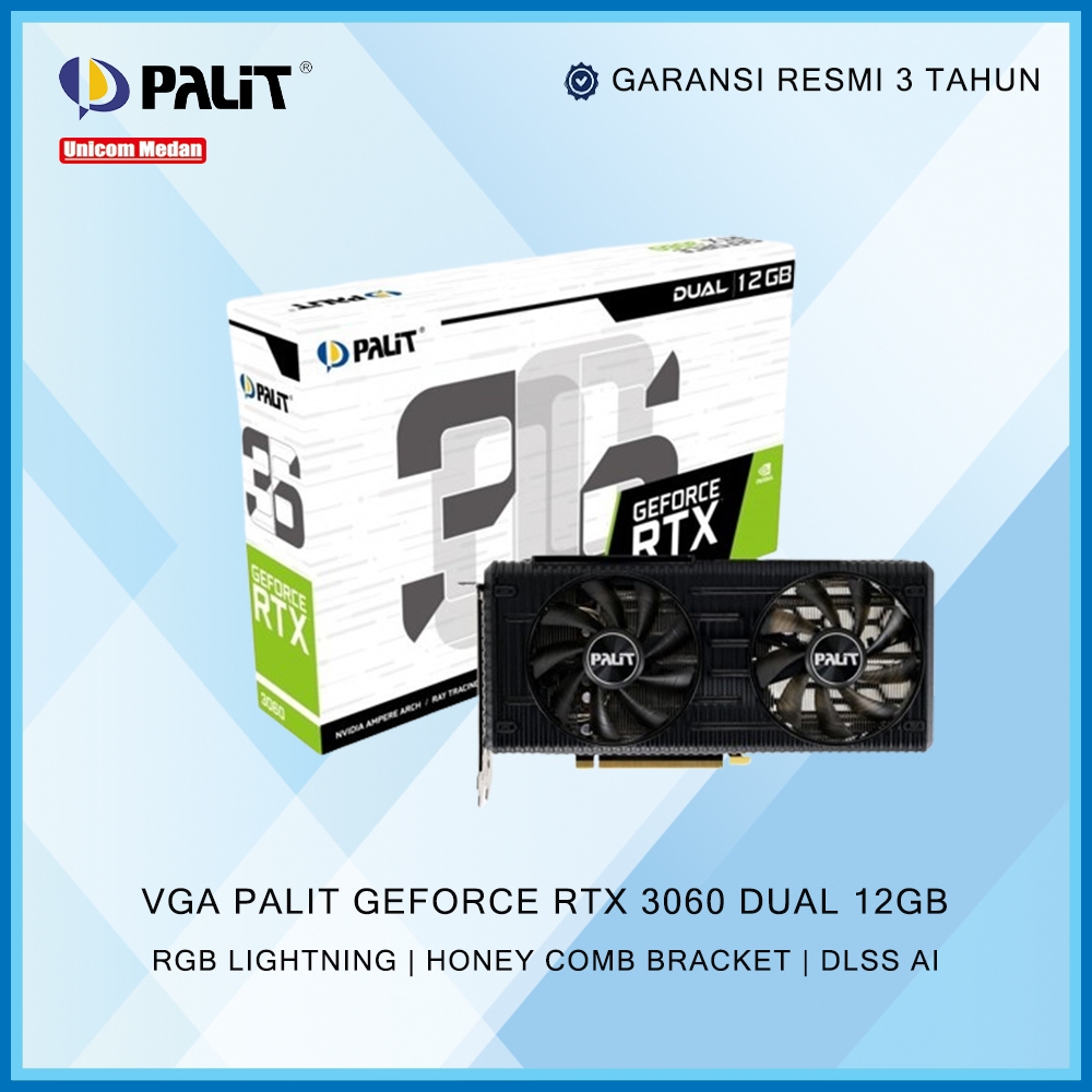 VGA PALIT RTX 3060 DUAL 12GB