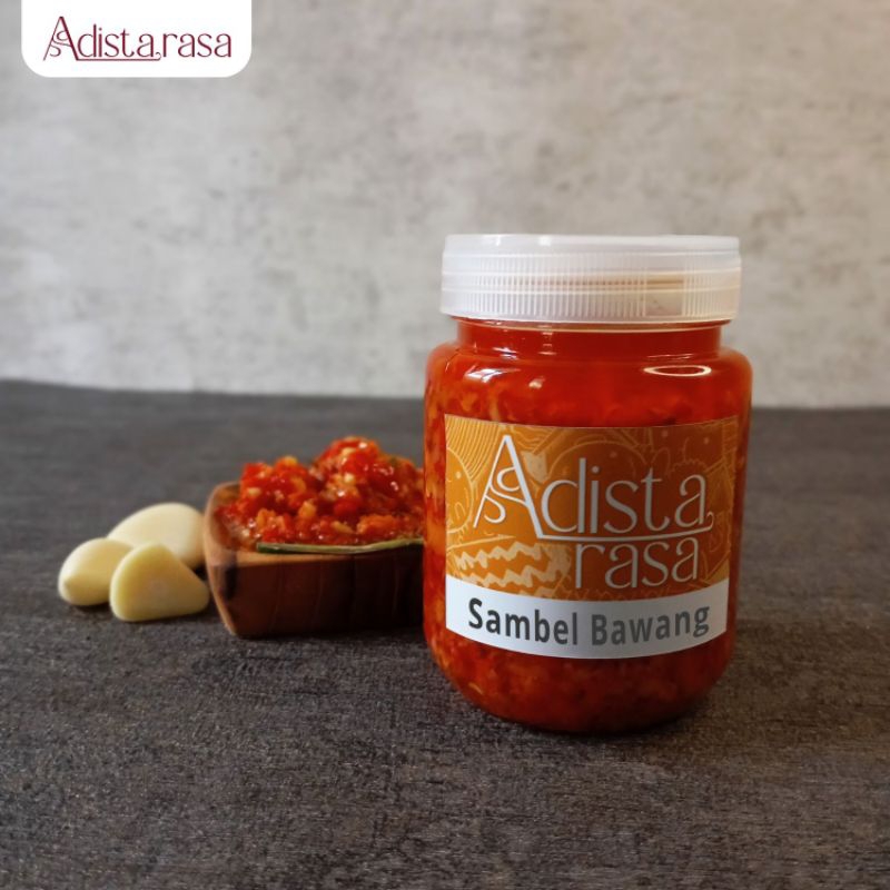 

Sambal BAWANG PEDAS GURIH praktis siap makan kemasan botol 200 ml