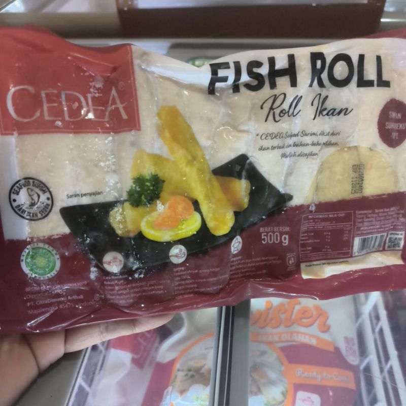 

Cedea Fish Roll Seafood Surini 500gr