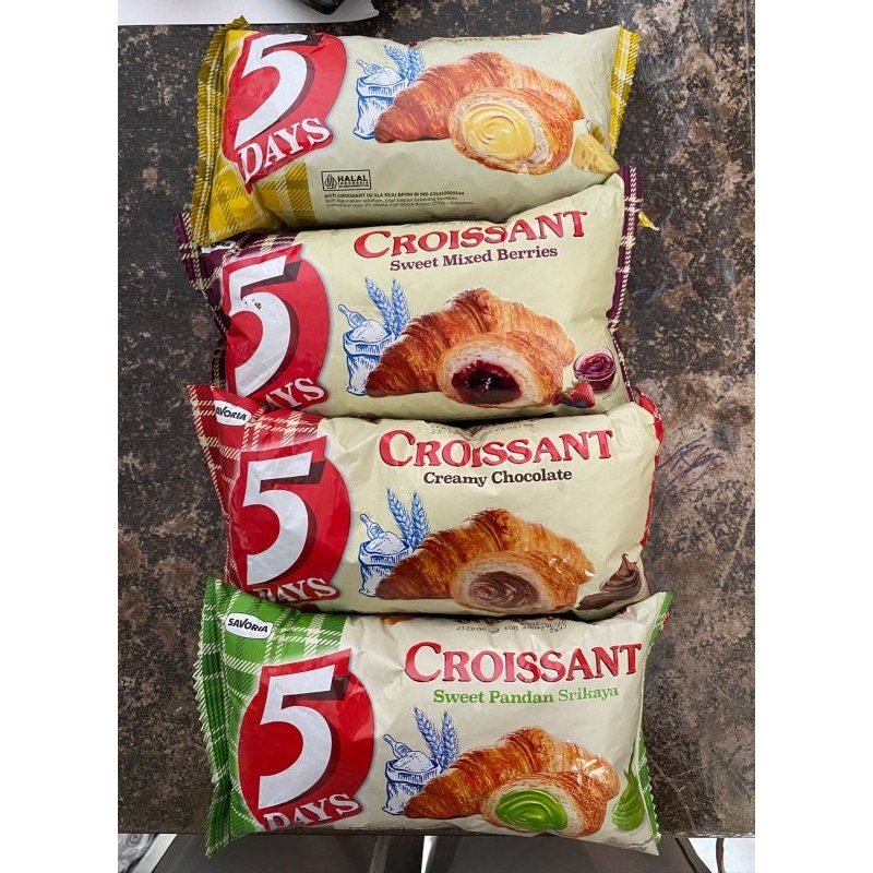 

MURAH Roti Croissant 5 Days 1 Dus Isi 40 Exp Des 2024